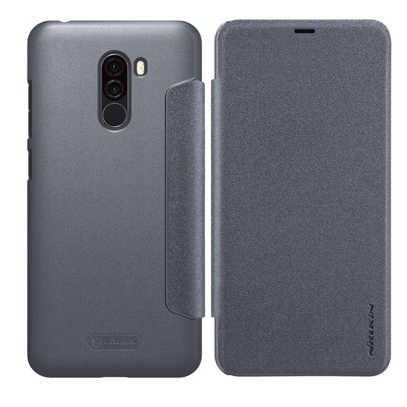Nillkin Flip Smart Sleep PU Leather Full Protective Case With Magnetic For Xiaomi Pocophone F1