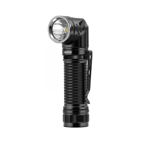 ROFIS R4 XHP50.2 2300 lumen 6 Modes Head Rotation L-shape Flashlight Magnetic Charging Rechargeable Flashlight Powerful 21700 LED Flashlight DIY Headlamp