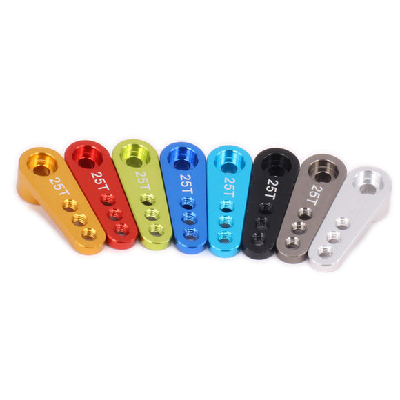 1PC Aluminum 28.3mm 25T Teeth Tooth Steering Half Servo Arm Horn for 1/10 Rc Car Futaba HSP Wltoys