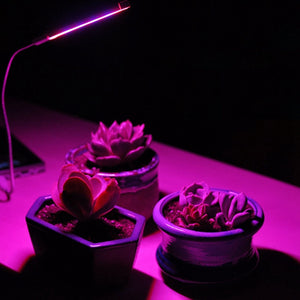 4.5W Full Spectrum 27 LED Plant Grow Light DC5V / USB Metal Flexible Tube