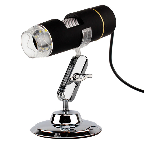 S2 USB 8 LED 1X-500X Digital Microscope Endoscope Magnifier Video Camera Real 0.3MP/1.3MP/2MP