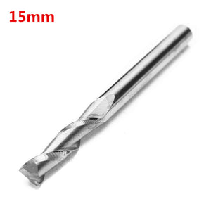 3.175mm 15mm Carbide 2 Flute Spiral Bit End Mill Router CNC Cutting Tool