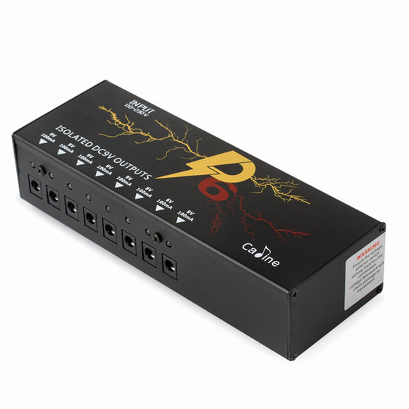 Caline P6 DC 9V Power Supply Connector for Guitar Effect Pedals 8 Isolated