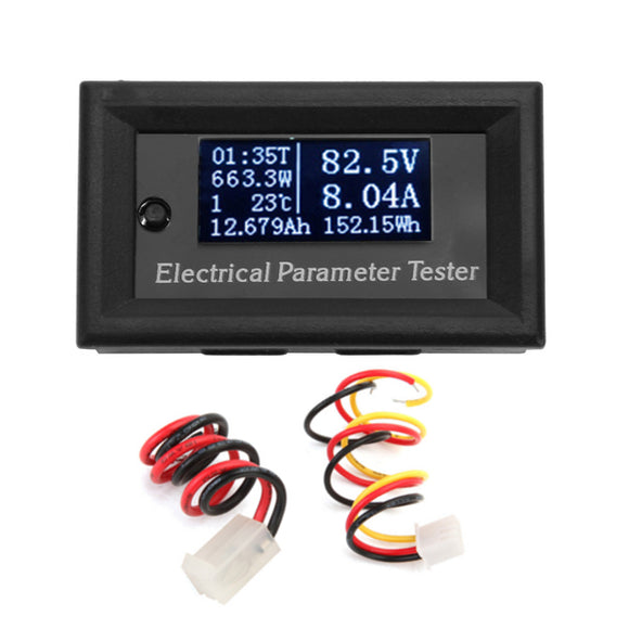 RUIDENG 7 In 1 33V 10A Multifunction White OLED Digital Electrical Parameter Tester Ammeter
