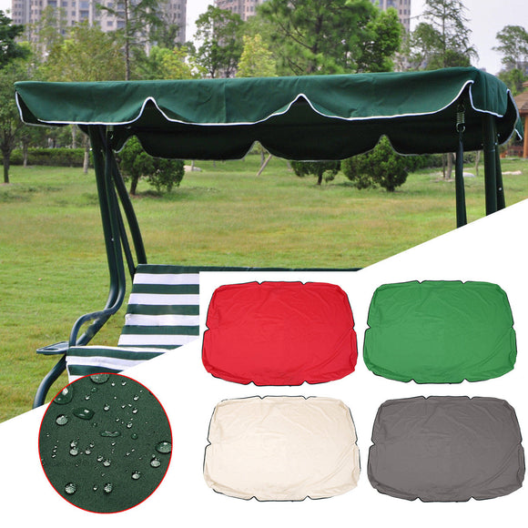 Summer Swing Top Cover Canopy Replacement Furniture Waterproof Cover for Garden Courtyard Outdoor Sw