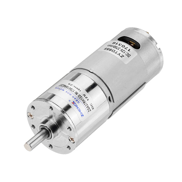 Zhengke ZGA37RH 12V 25rpm Gear Motor Reduction Motor 37mm DC Motor