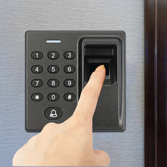 Door Access Control System Fingerprint RFID Card Reader Password 3 Way Lock Control Keypad