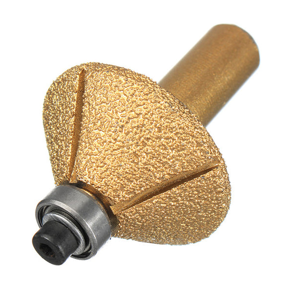 Diamond Coated Grinding Edge Router Bit 1/2 Inch Shank Woodworking Milling Cutter Tool