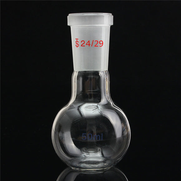 24/29 Joint 50mL Round Bottom Flask Laboratory Glassware