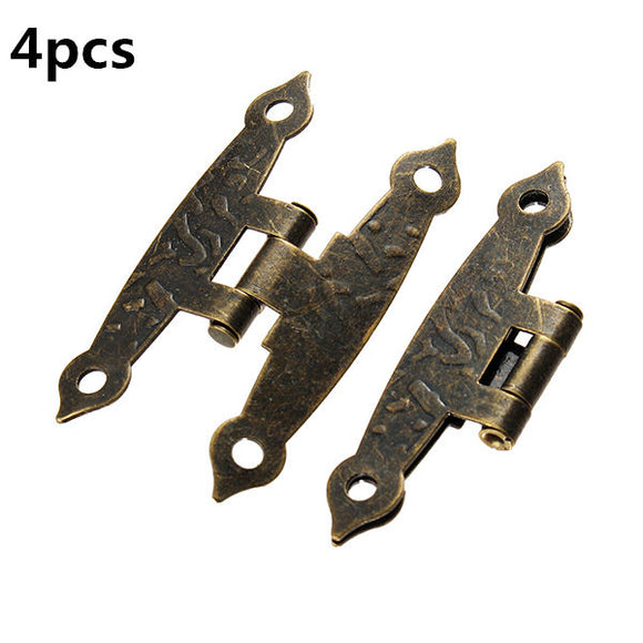 4 pcs H-type  Hinge  Metal Hinge Antique Wooden Box Hinge