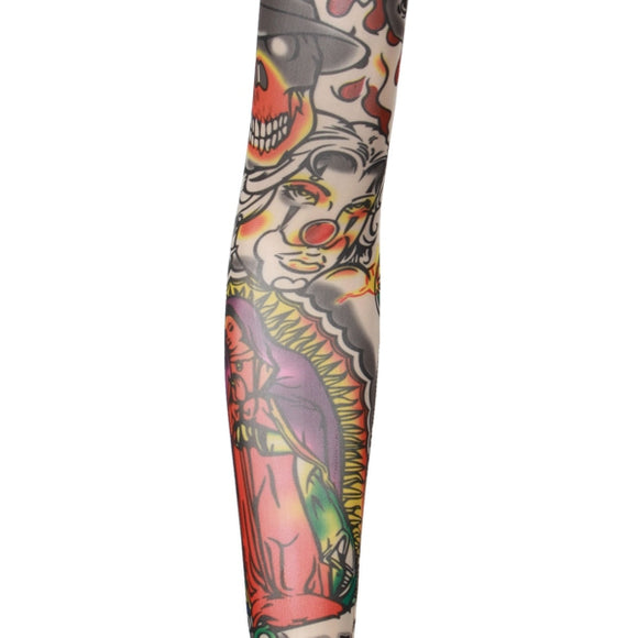 Tattoo Sleeves Arm Stockings Motor Bike Riding Cycling Outdoor Sports Sunscreen Halloween Party