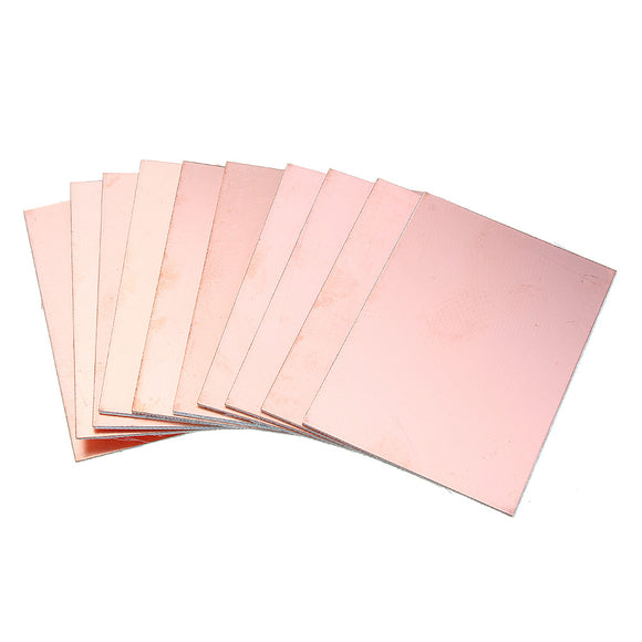 100pcs 7x10cm Double-sided Copper PCB Board FR4 Fiberglass Board