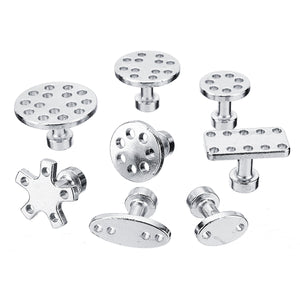 8pcs Car Auto Zinc alloy PDR Puller Tabs Body Paintless Dent Repair Tool