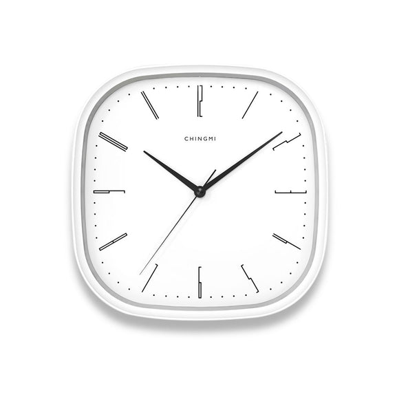 Xiaomi Mijia Chingmi Wall Clock Ultra Slient Precise Simple Design Style White Clock Home Decor