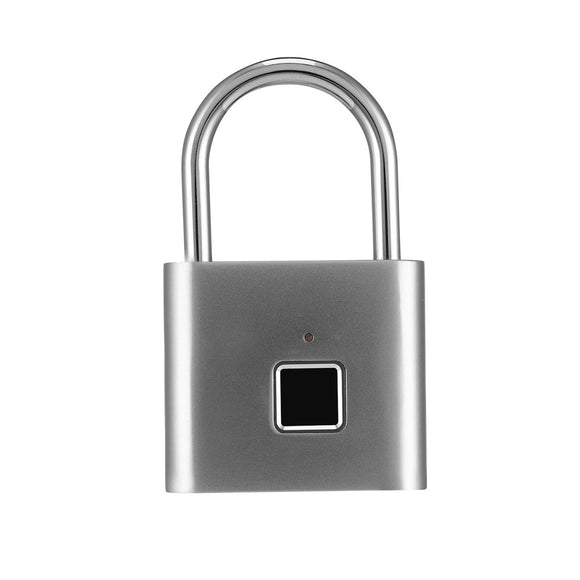 Smart Fingerprint Padlock Keyless Anti-theft USB Charging Luggage Suitcase Bag Security Home Electronic Door Lock
