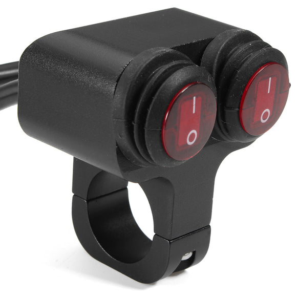 12V 22mm 7/8inch Handlebar Light On Off Switch Headlight Motorcycle ATV Waterproof