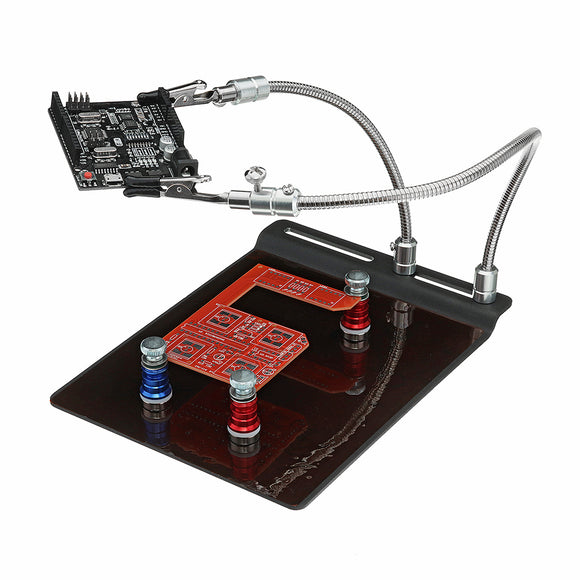 YP-004 PCB Fixture Base Arms Soldering Station PCB Fixture Helping Hands Electronic DIY Tools