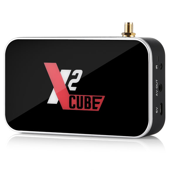 X2 Cube Amlogic S905X2 2GB DDR4 RAM 16GB ROM 1000M LAN 2.4G WIFI Android 9.0 4K USB3.0 TV Box for Ugoos TV Box