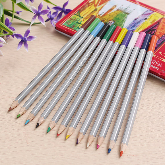 12 Color Artists Sketching Graphic Pencils for Drawing Art Water Color Pencil Set