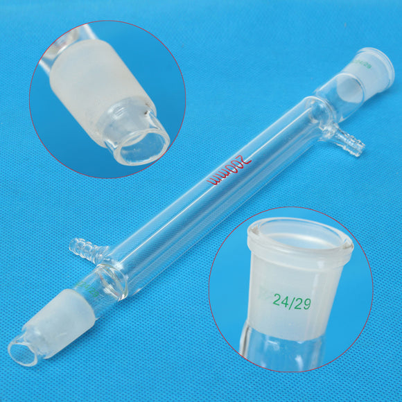 200mm Glass Liebig Condenser Lab Chemistry Disllation Column