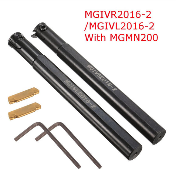 MGIVR2016-2/MGIVL2016-2 Grooving Cut Off Tool Holder With 1pc MGMN200 Insert