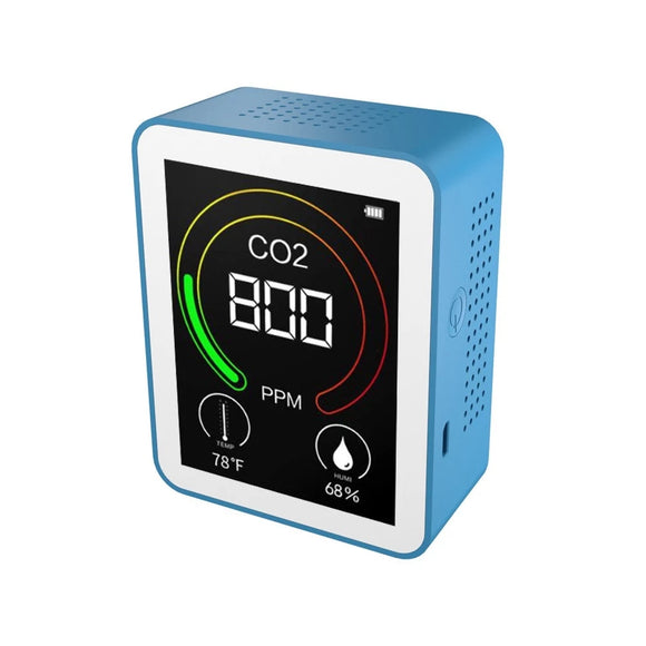 CO2 Detector Air Quality Detector Intelligent Air Detector Portable Temperature And Humidity Meter Air Quality Tester Carbon Dioxide Monitor