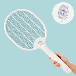 Jordan&judy 3000V Electric Mosquito Swatter Portable Camping Travel Three-layer Anti-electric Shock Net USB Charging Mosquito Dispeller from Xiaomi youpin