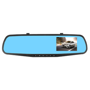 3.5/4.3 Car DVR HD 1080P Dual Lens Rearview Dash Cam LCD Recorder Rear Camera"