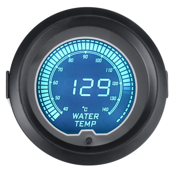 7 Colors 2inch 52mm Car Digital LED Light Water Temperature Gauge Indicator Meter