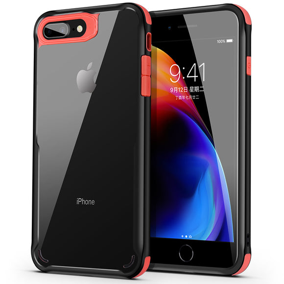 Bakeey Clear Transparent Anti Knock Hard PC Protective Case For iPhone 7 Plus/8 Plus