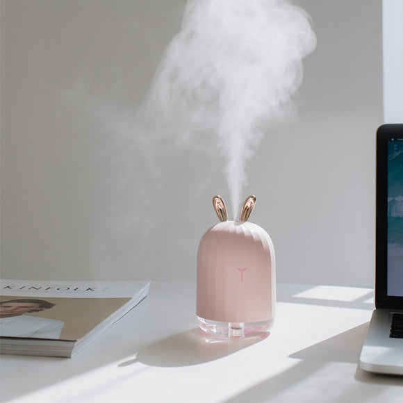 Mini Rabbit Elk Air Humidifier Purifier Aroma Diffuser USB Charging Mist Maker Air Purifier