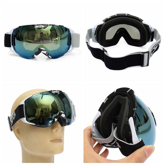 Anti Fog UV Dual Lens Outdooors Snow Snowboard Ski Goggle Motor Bike Helmet Goggles