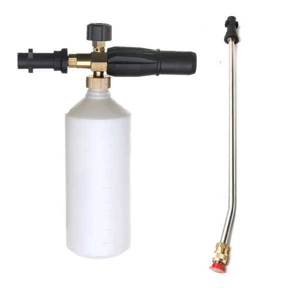 1L Pressure Washer Snow Foam Lance and Angled Wash Down Lance Sprayer for Karcher K-Series