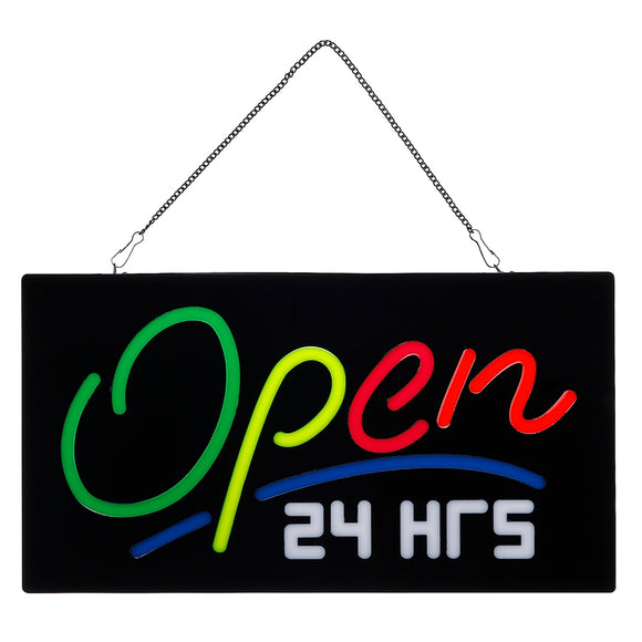 Open Neon Sign Light Pub Party Store Home Room Wall Hanging LED Decor 100-240V