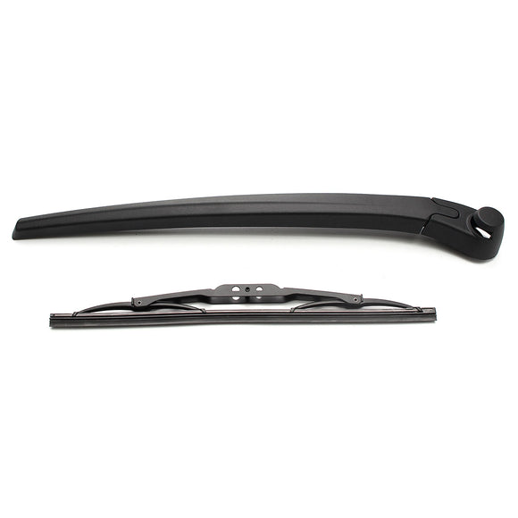 Rear Wiper Arm Blade Set Rubber Steel For Seat Ibiza 6L 20022010