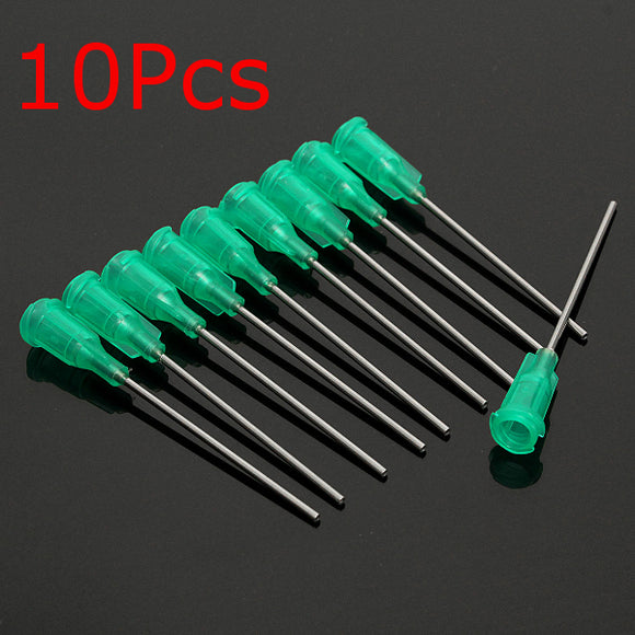 10Pcs 18Gauge Dispensing Syringe Needle Tip Blunt Luer Lock 1.5Inch