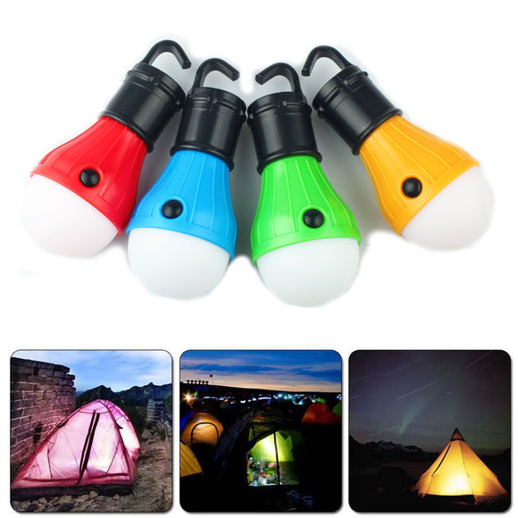 XANES 5288 3LEDs 100LM 3Modes LED Bulb Red/ Blue/ Green/ Yellow Hanging TentLamp Portable Flashlight