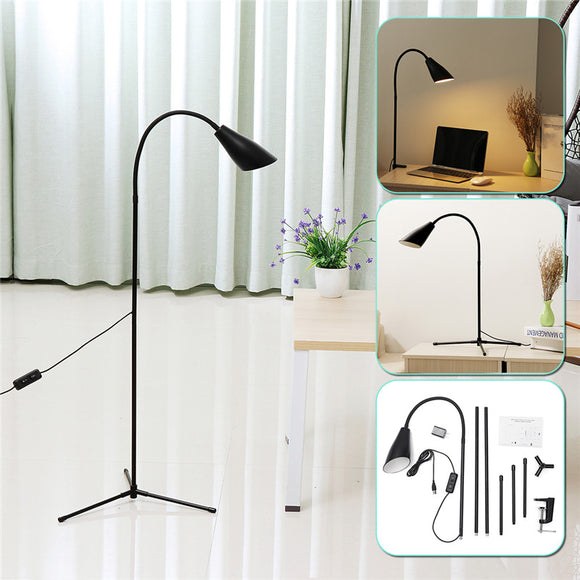 Adjustable LED Floor Lamp Light Standing Reading Home Office Dimmable Desk Table