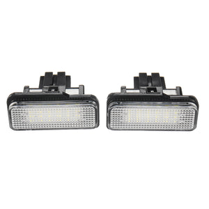 LED License Number Plate Lights 6000K White Pair for Mercedes C-Kl W203 E-Kl W211 SLK CLS 4251061500336