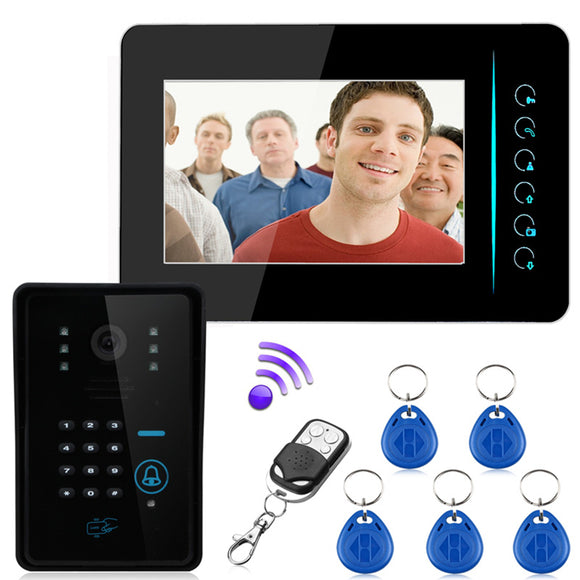 ENNIO SY806MJIDSW11 2.4G Wireless RFID Phone Intercom Doorbell Remote Camera Monitor Access Control