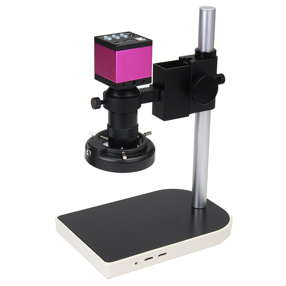 16MP 60 LED USB Digital Camera Microscope Lift Stand 10X - 130X Video Zoom Lens