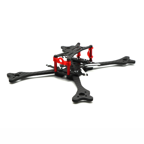 HSKRC LX215 215mm Wheelbase 4mm Arm Carbon Fiber RC Drone FPV Racing Frame Kit 97g