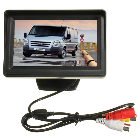 Car Monitor Rear View Reversing Camera Kit CCD 4.3 Inch  for Transit Connect