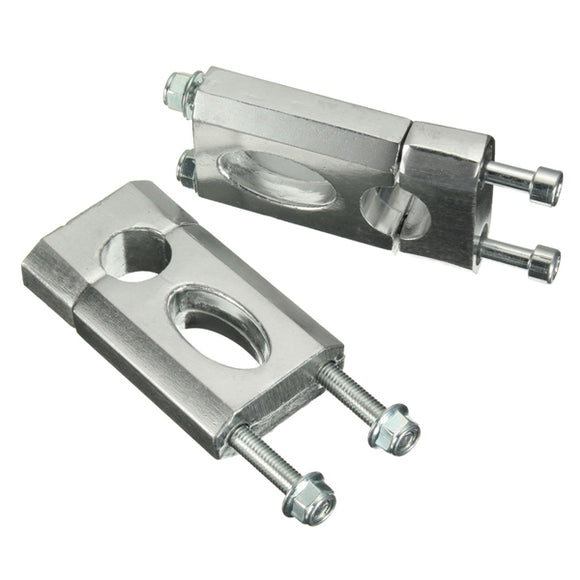 Pair Alloy Retaining Clip Risers Handlebar Clamps For 50cc 125cc Pit Dirt Bike