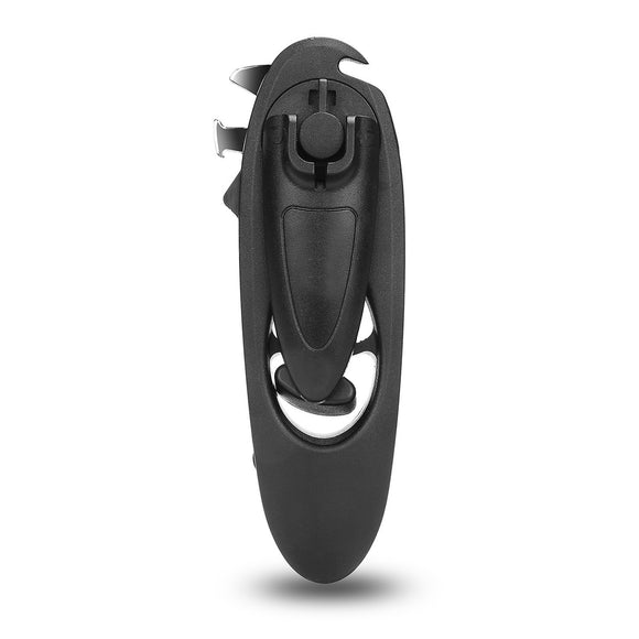 Portable Multifunctional Manual Can Opener Bottle Opener Smooth Edge Side Cut with Magnet for Kitche