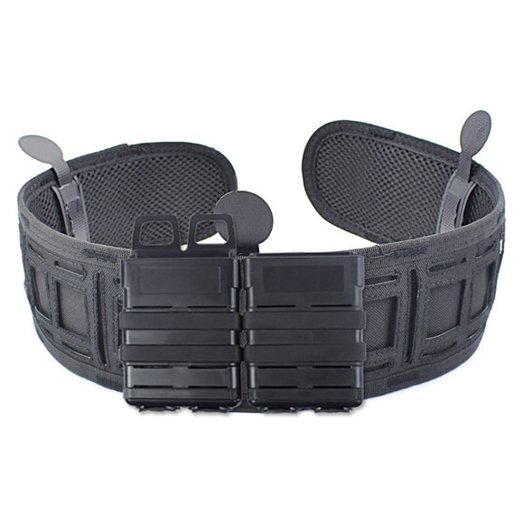 Multifunctional Molle Belt Nylon Tactical Bag With Steel Ball Unloader Waist Belt For Hunting