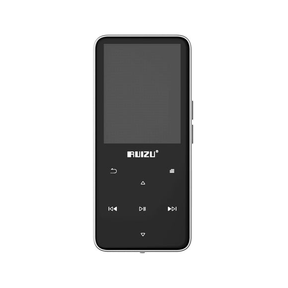 RUIZU D10 8GB bluetooth MP3 Player Lossless Music Player Audio FM Radio E-book Clock Recorder External Speaker