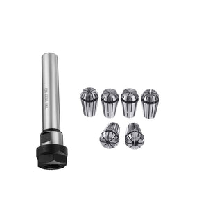 C20-ER20A-100L Collet Chuck Holder with 6pcs ER20 Spring Collet for CNC Milling Lathe Tool