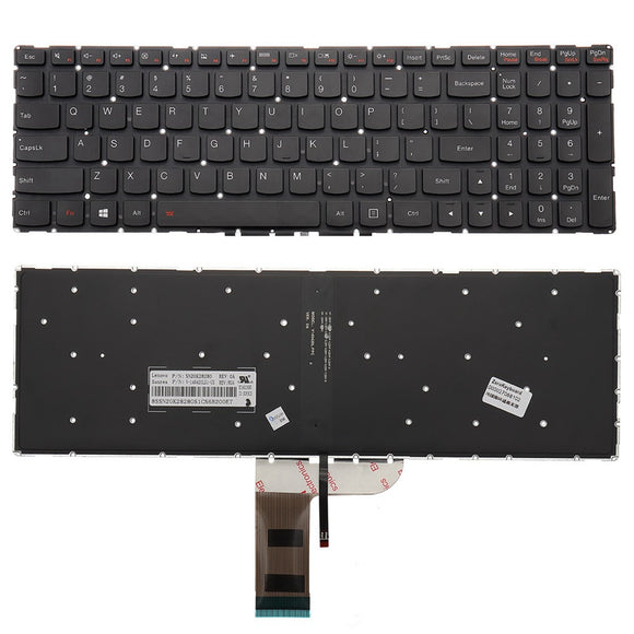 US Laptop Backlit Replace Keyboard For Lenovo Flex 3 15 / 3 1570 / 3 1580 Laptop Notebook