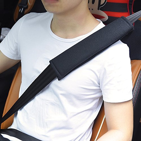 Car Seat Belt Covers Seat Belt Pads Strap Shoulder Pad Black Chemical Fiber Felt